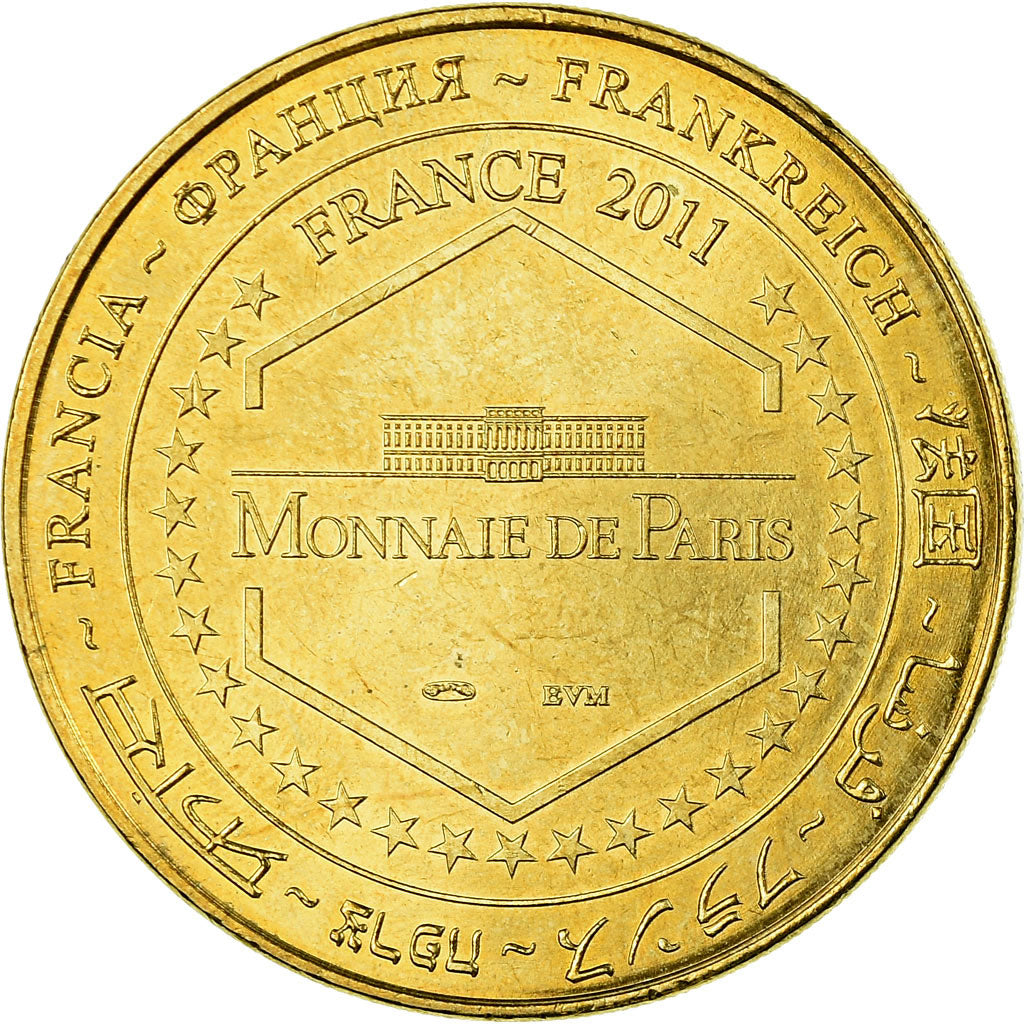 Francia, Token, Touristic token, Paris - Les 4 monuments, 2011, MDP, SPL-