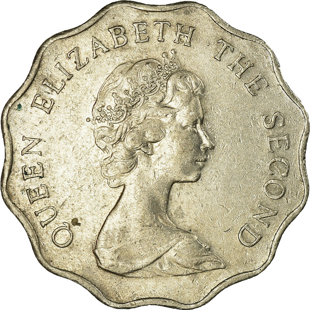 Moneta, Hong Kong, Elizabeth II, 2 Dollars, 1984, BB, Rame-nichel, KM:37