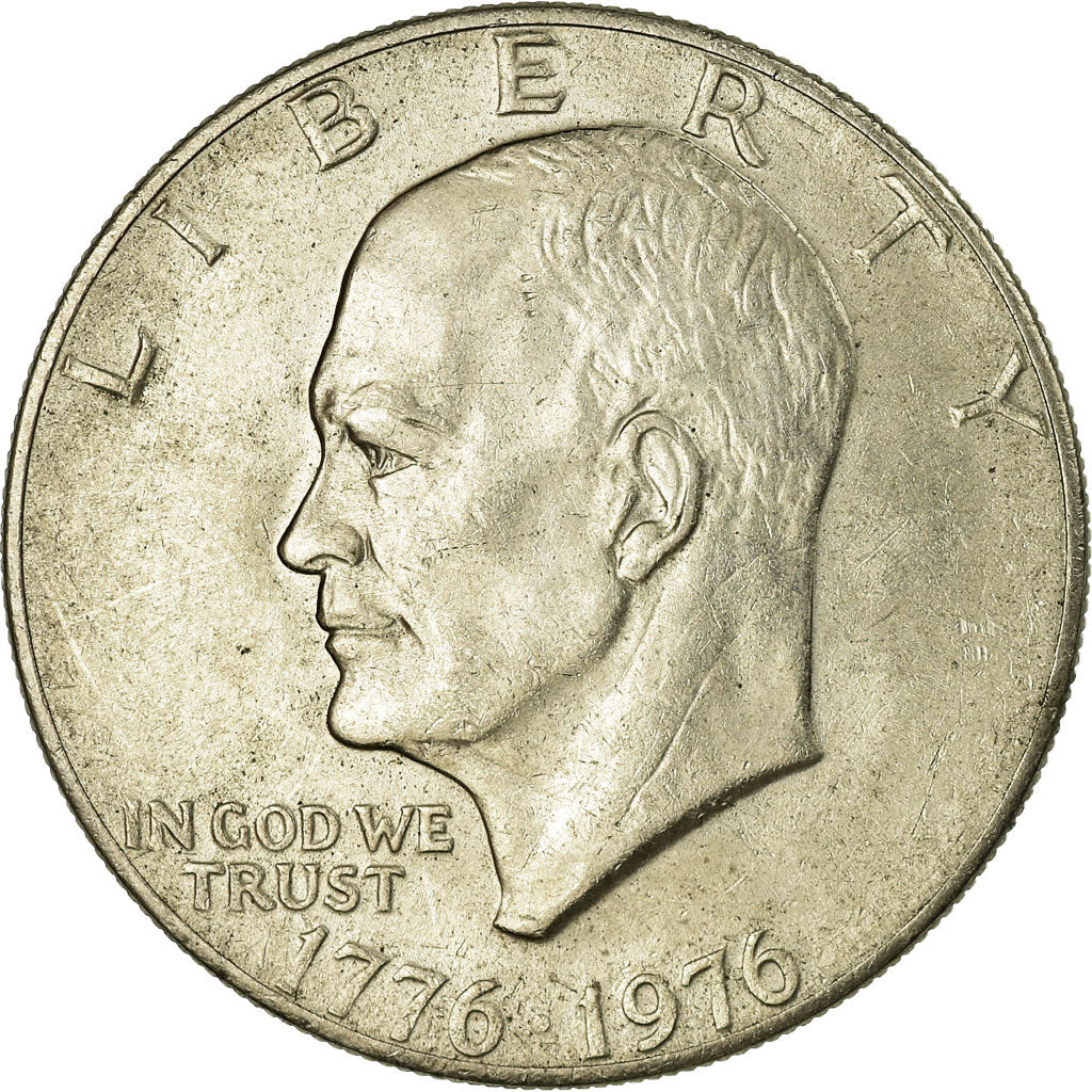 Coin, United States, Eisenhower Dollar, Dollar, 1976, U.S. Mint, Philadelphia