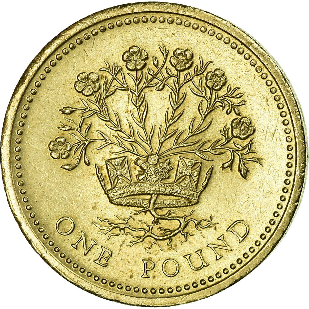 Coin, Great Britain, Elizabeth II, Pound, 1991, EF(40-45), Nickel-brass, KM:946