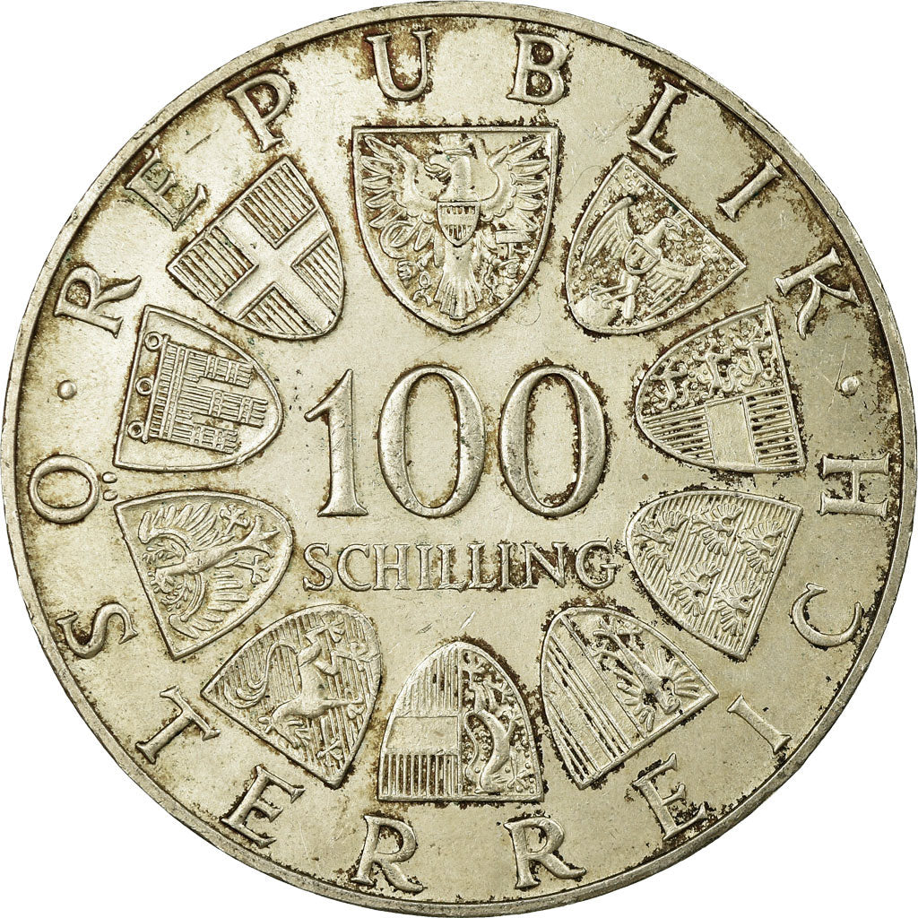 Coin, Austria, 100 Schilling, 1979, EF(40-45), Silver, KM:2944