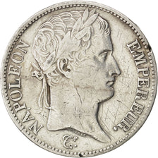 FRANCE, 5 Francs, 1810, Paris, KM #694.1, VF(20-25), Silver, Gadoury #584, 24.73