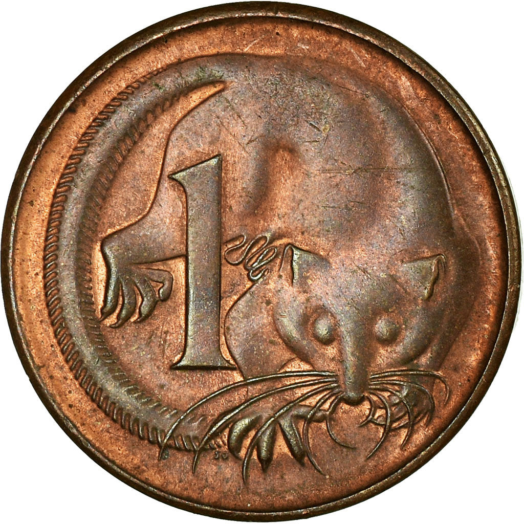 Coin, Australia, Elizabeth II, Cent, 1969, EF(40-45), Bronze, KM:62