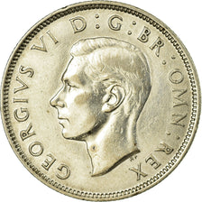 Coin, Great Britain, George VI, Florin, Two Shillings, 1941, AU(55-58), Silver