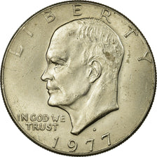 Coin, United States, Eisenhower Dollar, Dollar, 1977, U.S. Mint, Denver