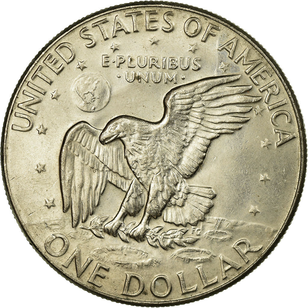 Coin, United States, Eisenhower Dollar, Dollar, 1977, U.S. Mint, Denver