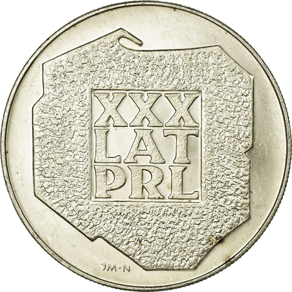 Coin, Poland, 200 Zlotych, 1974, Warsaw, EF(40-45), Silver, KM:72