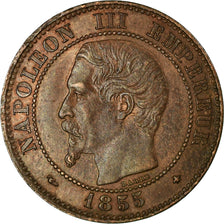 Münze, Frankreich, Napoleon III, Napoléon III, 2 Centimes, 1855, Strasbourg