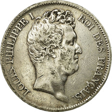 Coin, France, Louis-Philippe, 5 Francs, 1831, Perpignan, EF(40-45), Silver