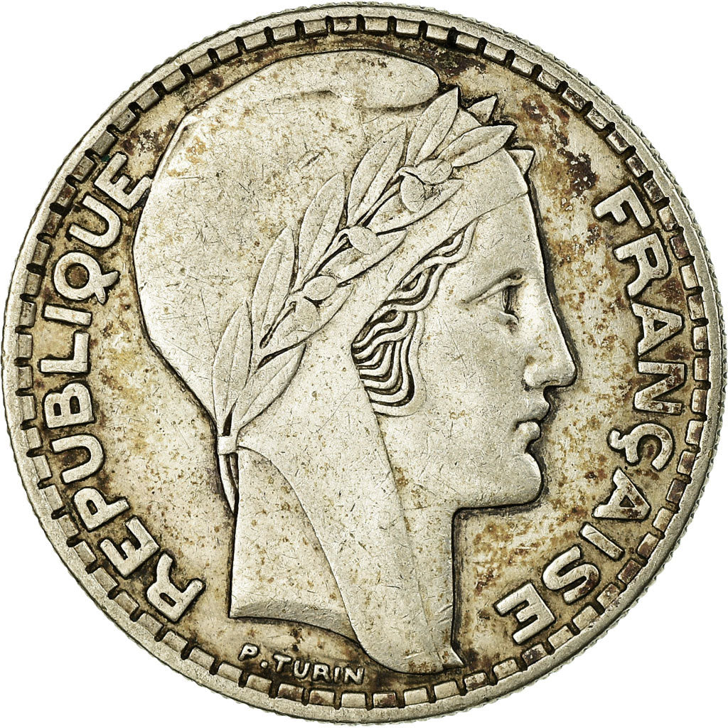 Coin, France, Turin, 20 Francs, 1933, Paris, EF(40-45), Silver, KM:879