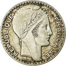 Coin, France, Turin, 20 Francs, 1933, Paris, EF(40-45), Silver, KM:879