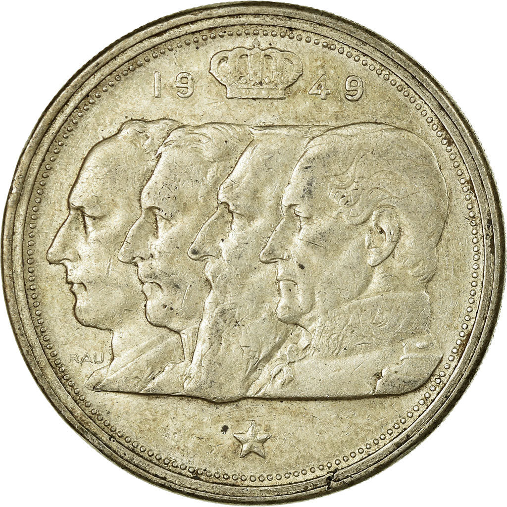 Coin, Belgium, 100 Francs, 100 Frank, 1949, VF(30-35), Silver, KM:139.1