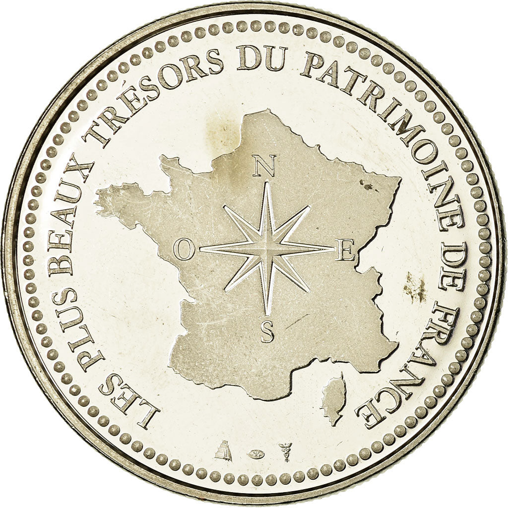France, Medal, Paris - Cathédrale Notre Dame de Paris, MS(65-70), Copper-nickel