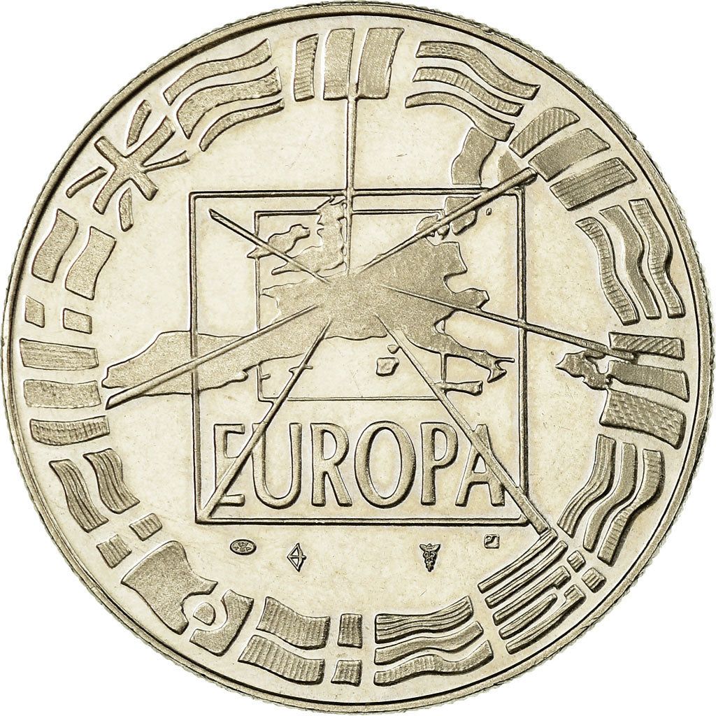 France, Medal, Europa, Passage à l'An 2000, AU(55-58), Copper-nickel
