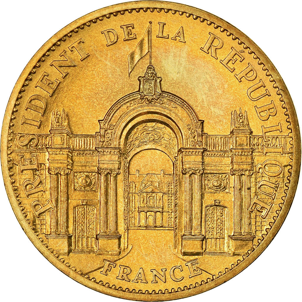 France, Medal, François Mitterrand, Président de la République, 1995