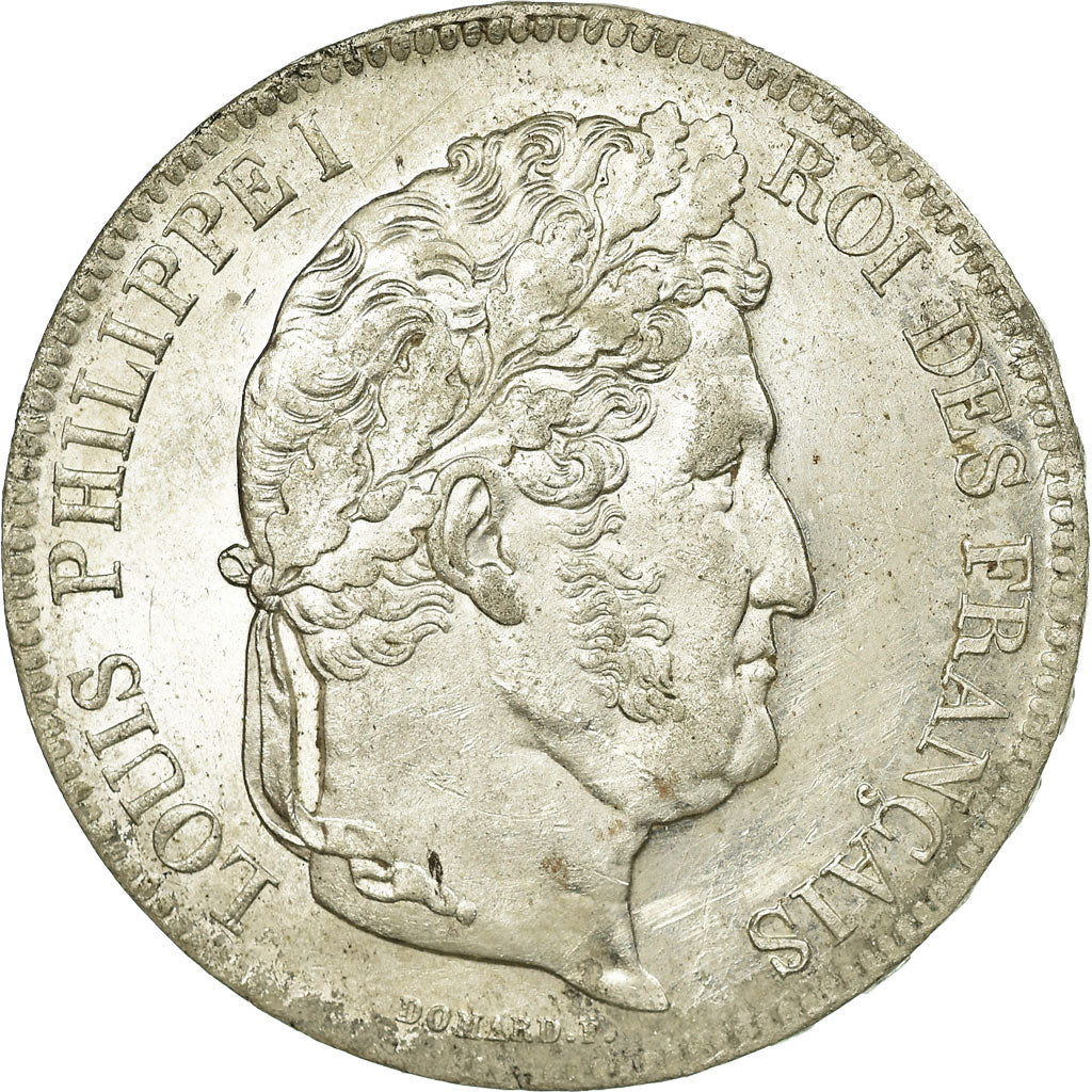 France, Louis-Philippe I, 5 Francs, 1832, Lille, Silver, AU(55-58), Gadoury:678