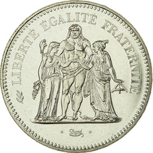 Coin, France, Hercule, 50 Francs, 1980, Paris, MS(65-70), Silver, KM:941.1