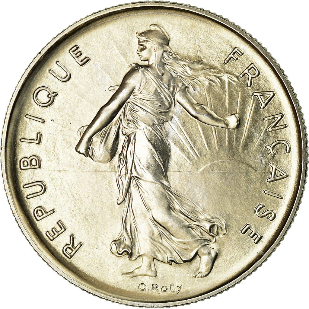 Moneda, Francia, Semeuse, 5 Francs, 1980, Paris, FDC, Níquel recubierto de