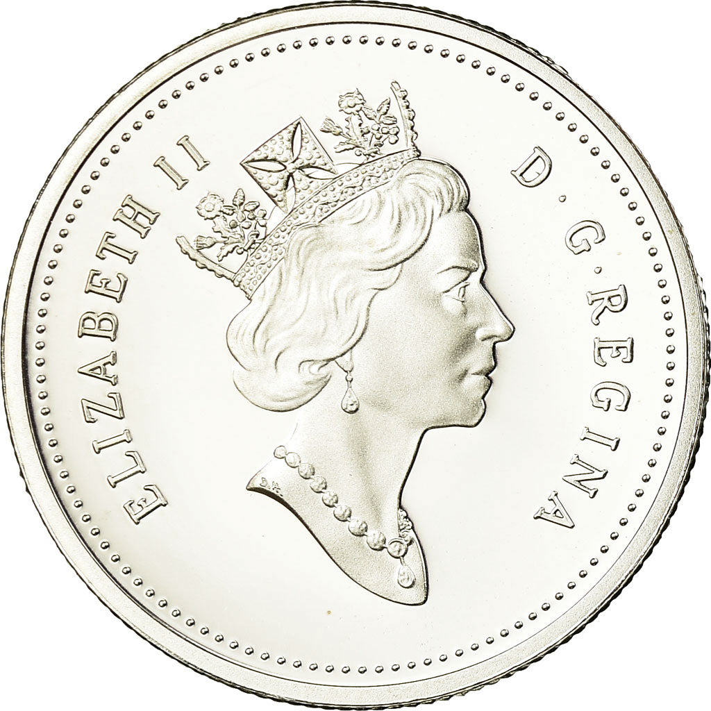 Coin, Canada, Elizabeth II, 25 Cents, 1996, Royal Canadian Mint, Ottawa, Proof