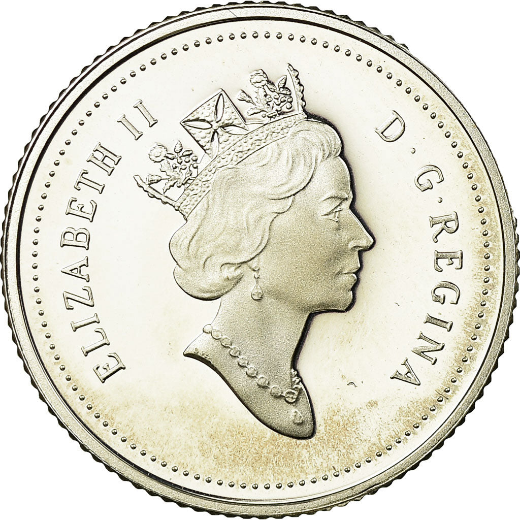 Coin, Canada, Elizabeth II, 10 Cents, 1996, Royal Canadian Mint, Ottawa, Proof
