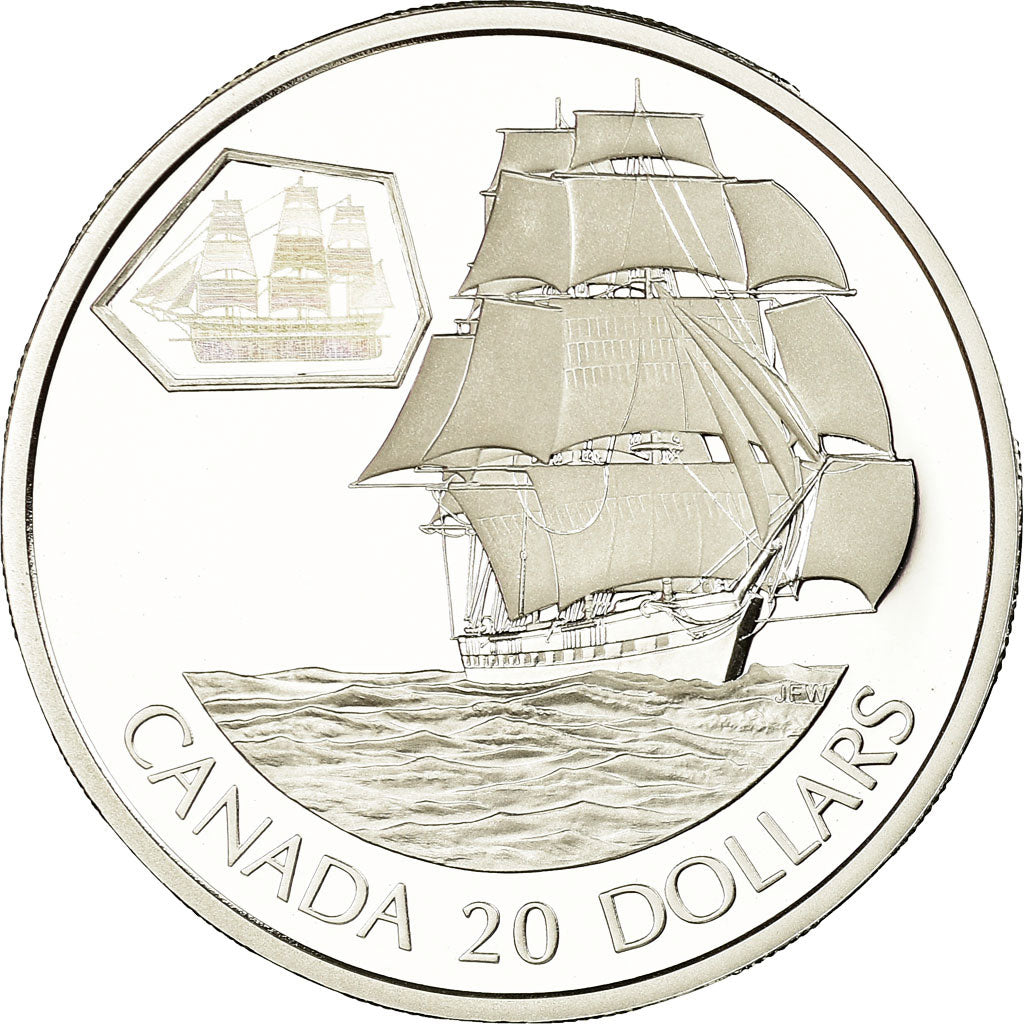 Coin, Canada, Elizabeth II, 20 Dollars, 2001, Royal Canadian Mint, Ottawa