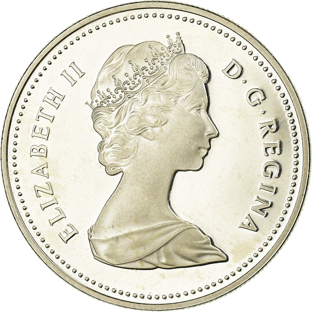 Coin, Canada, Elizabeth II, Dollar, 1983, Royal Canadian Mint, Ottawa, Proof