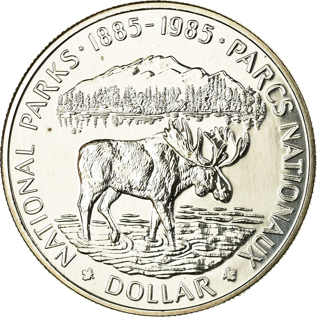 Coin, Canada, Elizabeth II, Dollar, 1985, Royal Canadian Mint, Ottawa