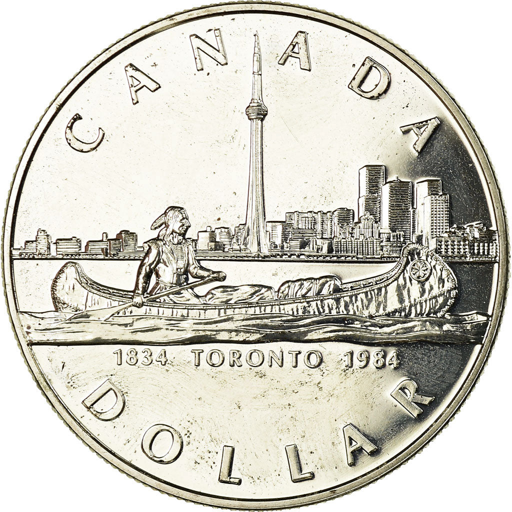 Coin, Canada, Elizabeth II, Dollar, 1984, Royal Canadian Mint, Ottawa
