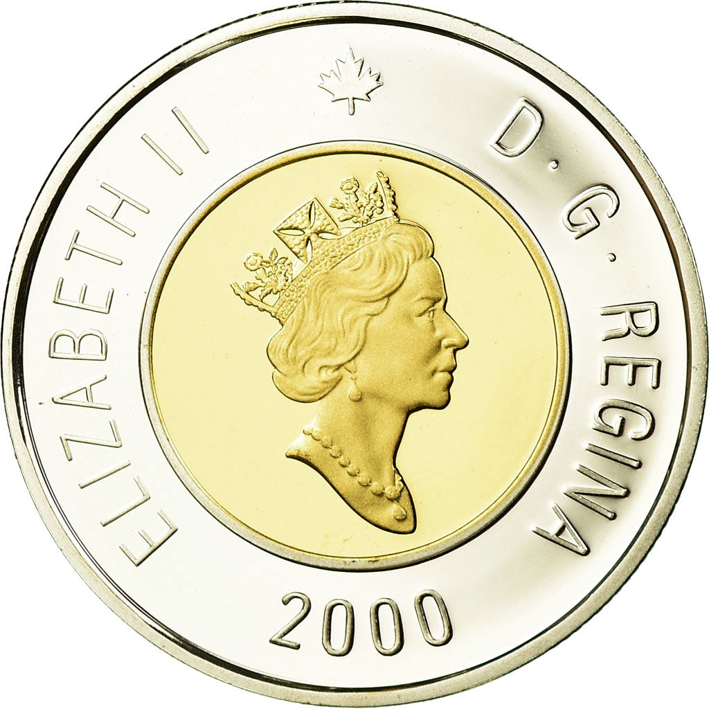 Coin, Canada, Elizabeth II, 2 Dollars, 2000, Royal Canadian Mint, Ottawa, Proof