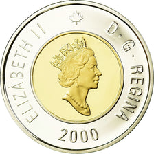 Coin, Canada, Elizabeth II, 2 Dollars, 2000, Royal Canadian Mint, Ottawa, Proof