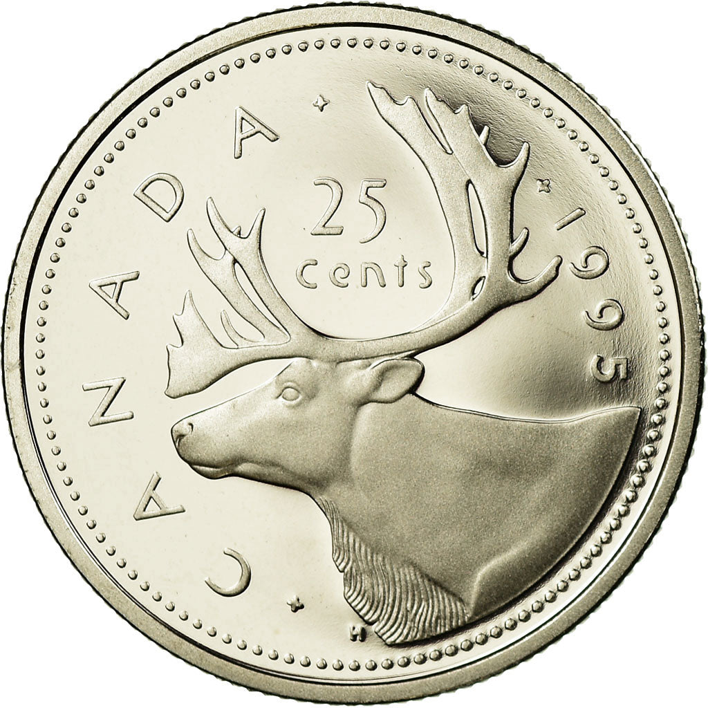 Münze, Kanada, Elizabeth II, 25 Cents, 1995, Royal Canadian Mint, Ottawa