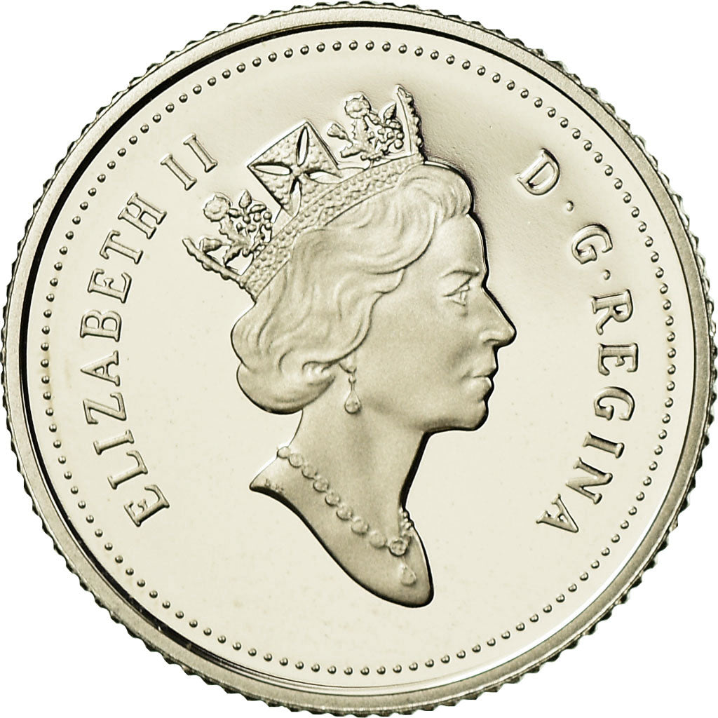 Münze, Kanada, Elizabeth II, 10 Cents, 1995, Royal Canadian Mint, Ottawa