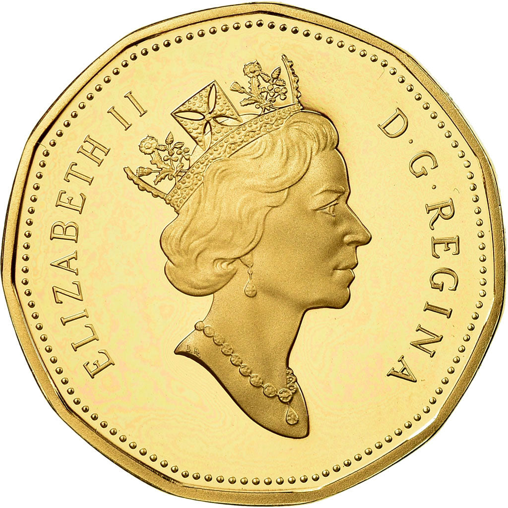 Coin, Canada, Elizabeth II, Dollar, 1995, Royal Canadian Mint, Ottawa