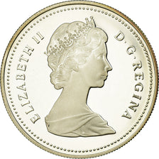 Coin, Canada, Elizabeth II, Dollar, 1987, Royal Canadian Mint, Ottawa, Proof