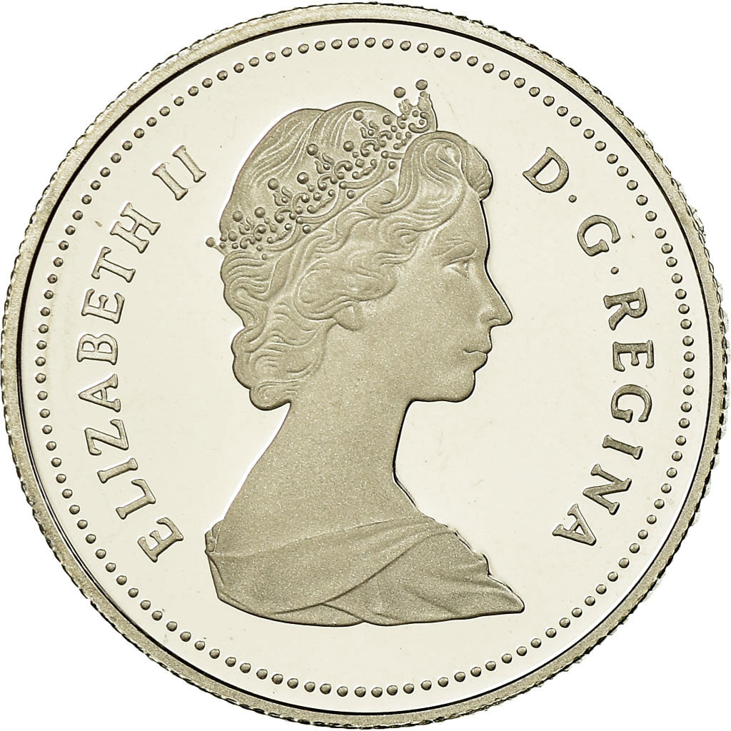 Coin, Canada, Elizabeth II, 50 Cents, 1987, Royal Canadian Mint, Ottawa, Proof