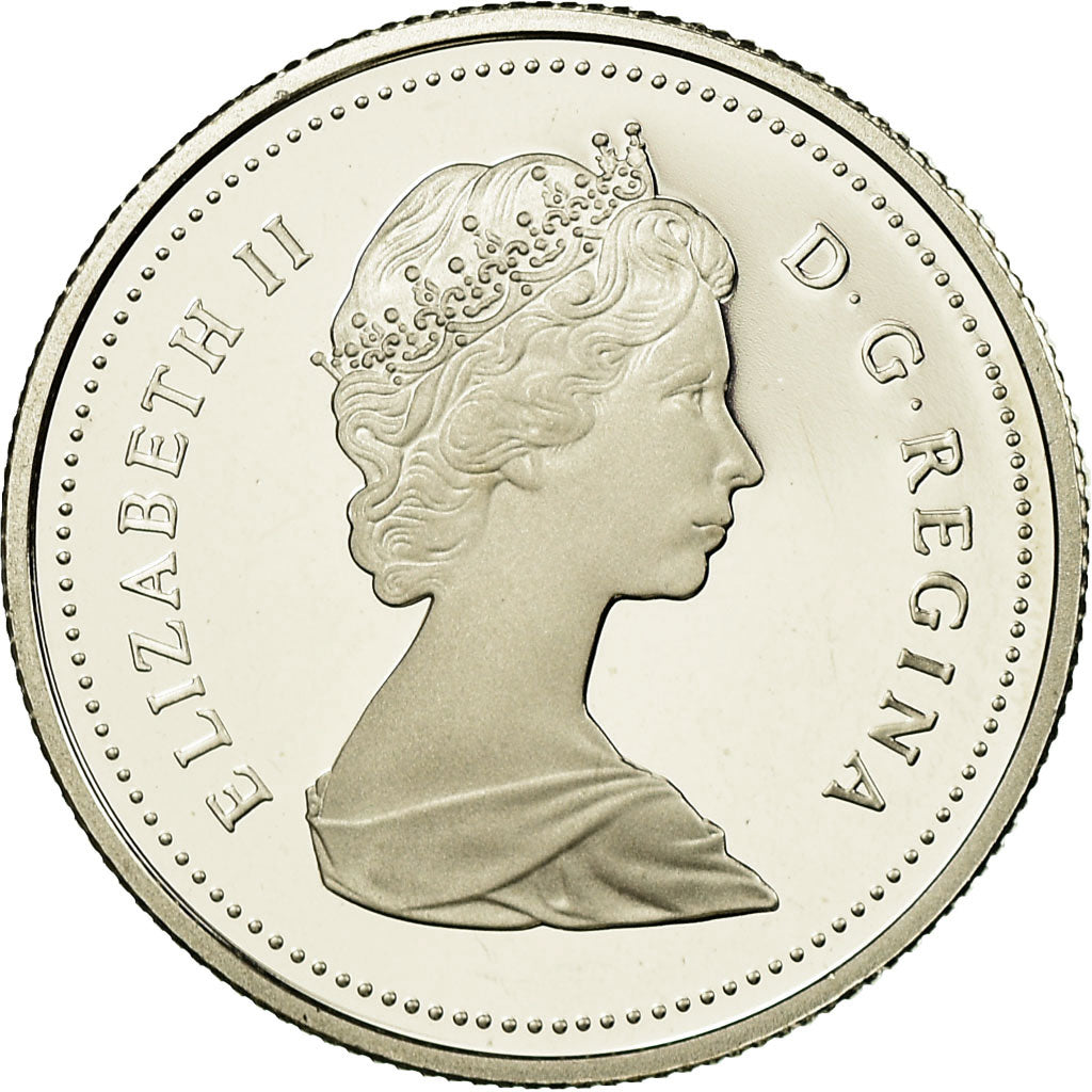 Coin, Canada, Elizabeth II, 25 Cents, 1987, Royal Canadian Mint, Ottawa, Proof