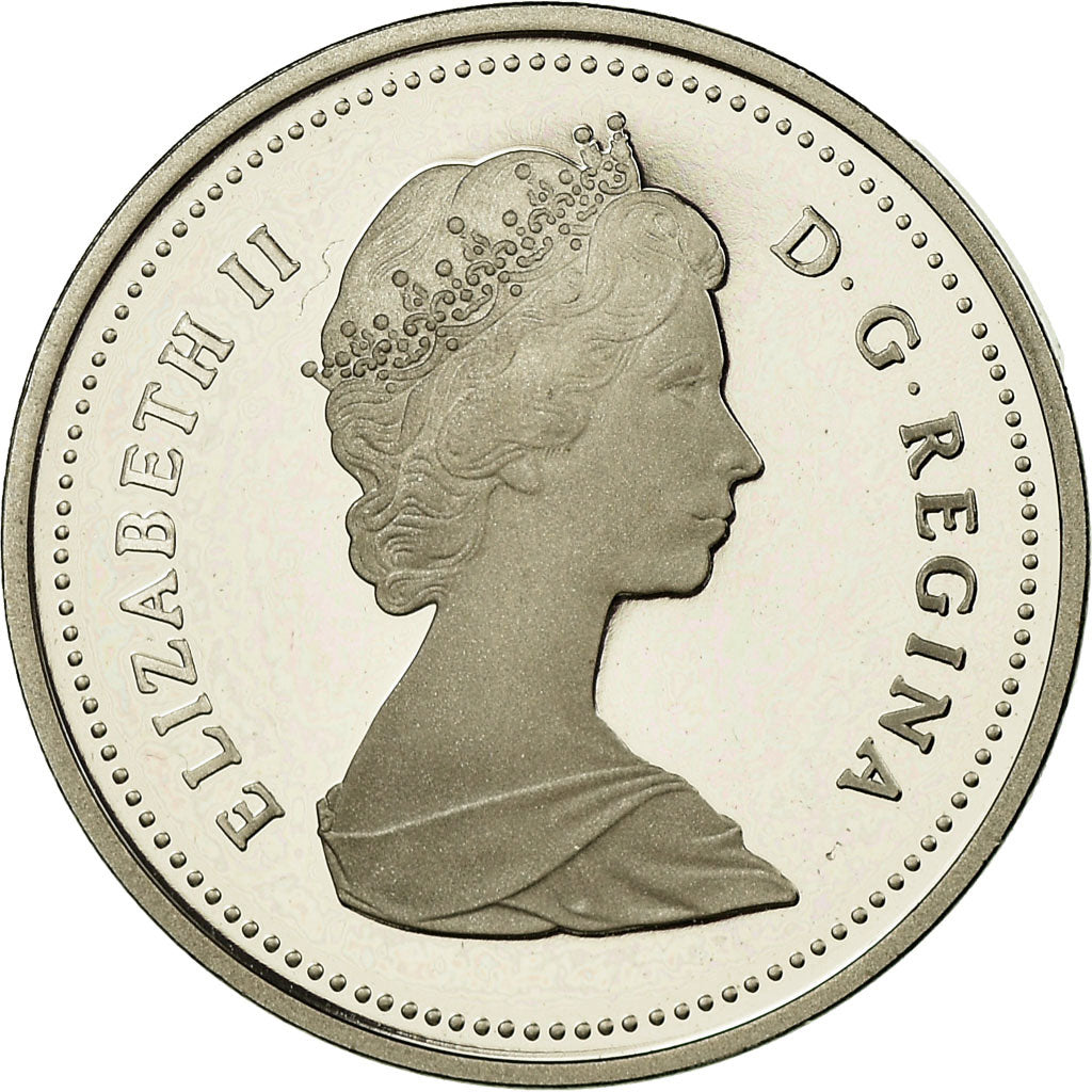 Coin, Canada, Elizabeth II, 5 Cents, 1987, Royal Canadian Mint, Ottawa, Proof