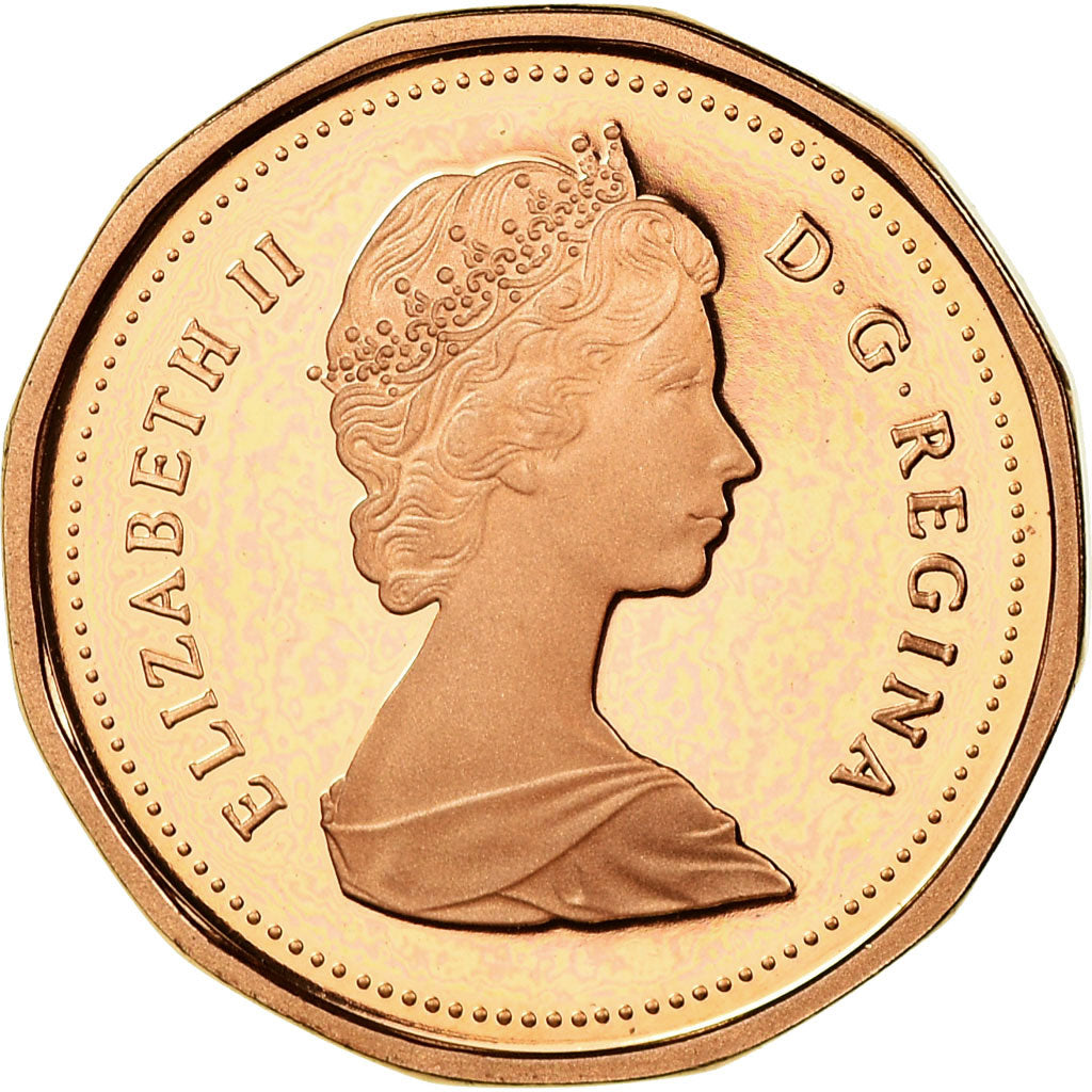 Coin, Canada, Elizabeth II, Cent, 1987, Royal Canadian Mint, Ottawa, Proof