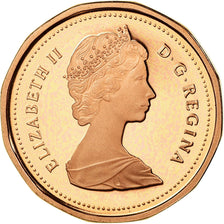 Coin, Canada, Elizabeth II, Cent, 1987, Royal Canadian Mint, Ottawa, Proof