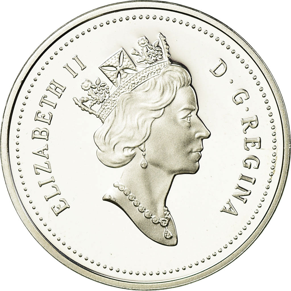 Coin, Canada, Elizabeth II, 5 Cents, 2001, Royal Canadian Mint, Ottawa, Proof