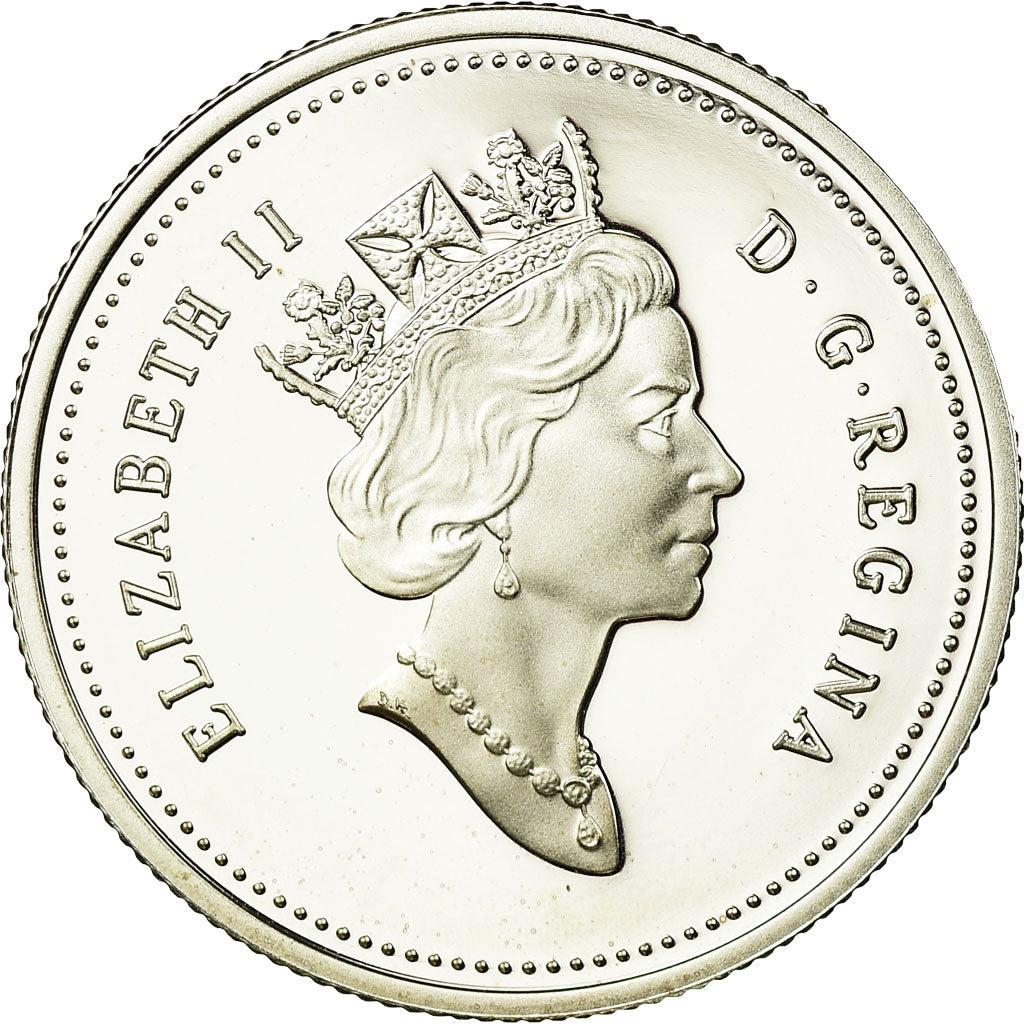 Coin, Canada, Elizabeth II, 25 Cents, 2001, Royal Canadian Mint, Proof