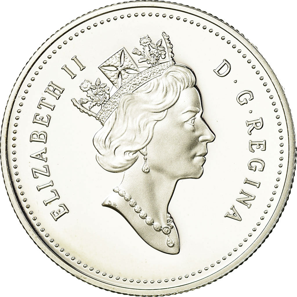 Coin, Canada, Elizabeth II, 50 Cents, 2001, Royal Canadian Mint, Ottawa, Proof