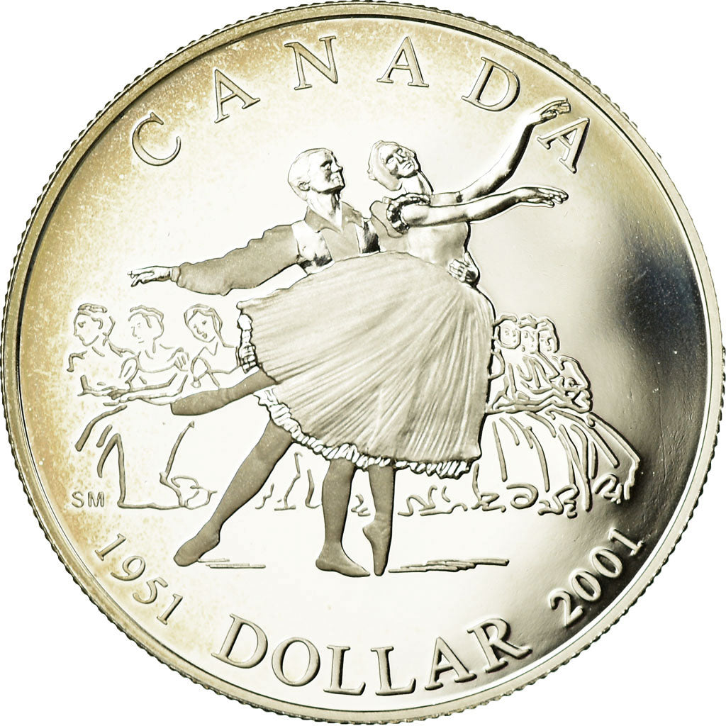 Moneda, Canadá, Elizabeth II, Dollar, 2001, Royal Canadian Mint, Ottawa, Proof