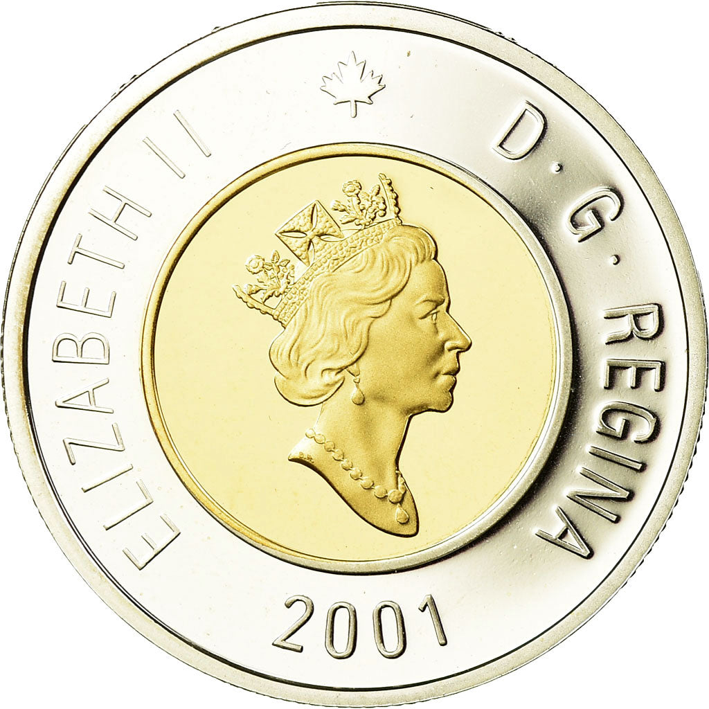 Coin, Canada, Elizabeth II, 2 Dollars, 2001, Royal Canadian Mint, Proof
