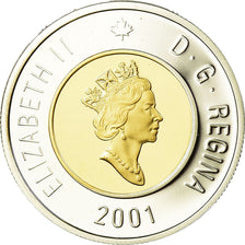 Coin, Canada, Elizabeth II, 2 Dollars, 2001, Royal Canadian Mint, Proof
