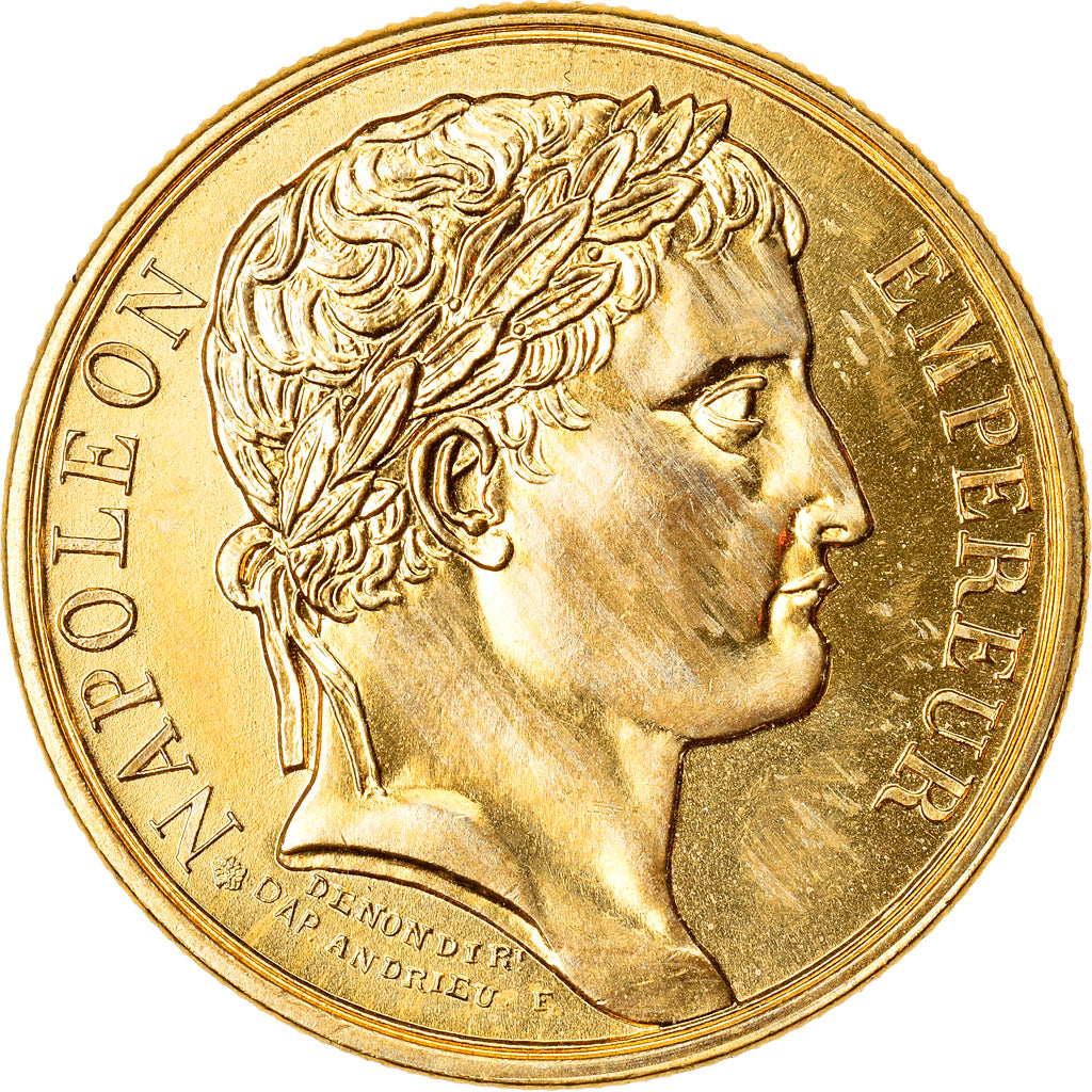 Francja, Medal, Napoléon Ier, Empereur, Historia, MS(65-70), Pokryty brązem