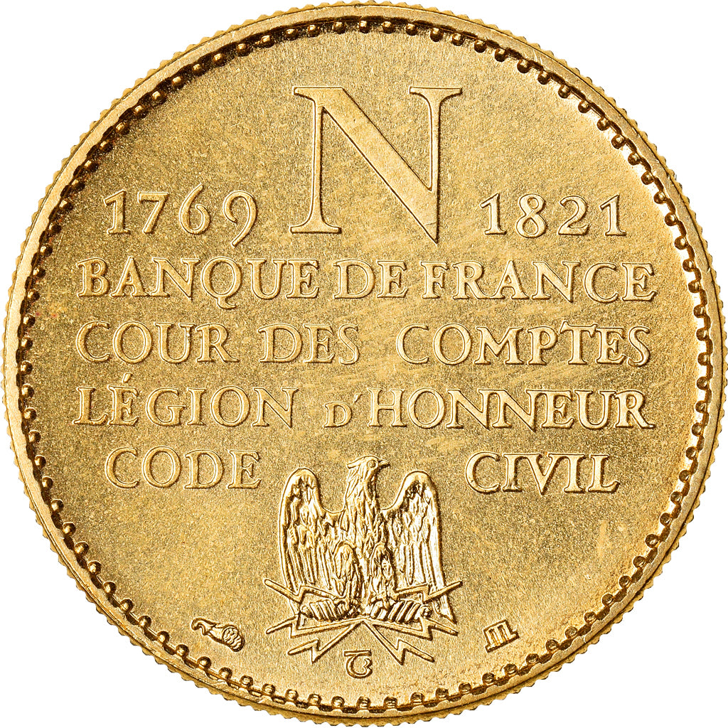 Francja, Medal, Napoléon Ier, Empereur, Historia, MS(65-70), Pokryty brązem