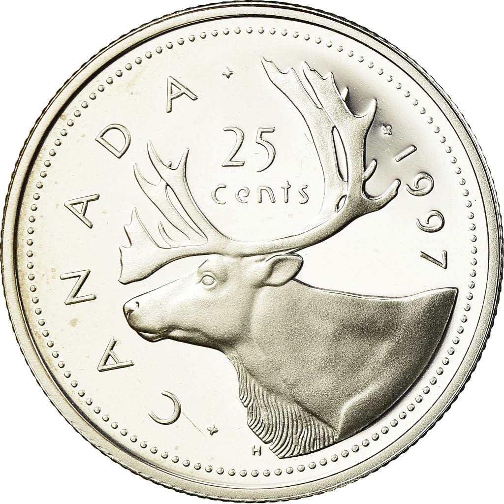 Coin, Canada, Elizabeth II, 25 Cents, 1997, Royal Canadian Mint, Ottawa, Proof