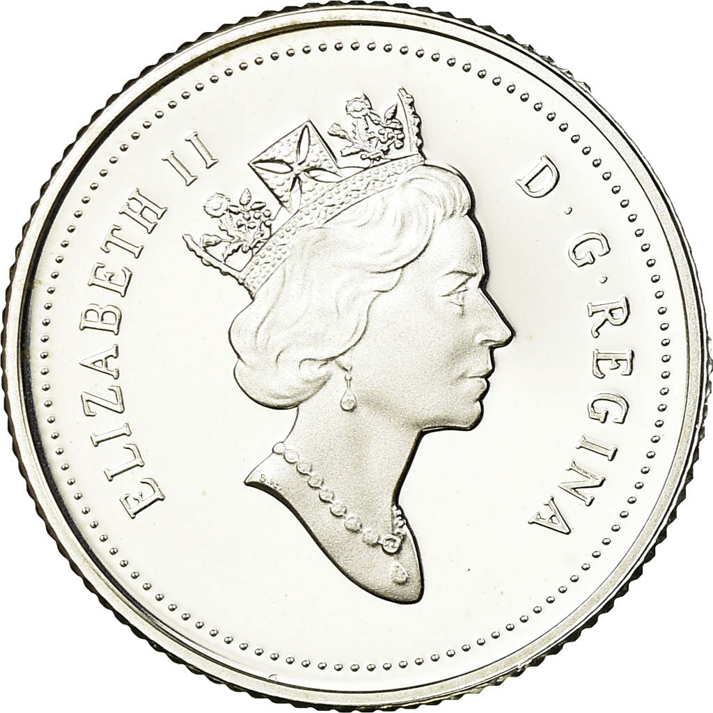 Coin, Canada, Elizabeth II, 10 Cents, 1997, Royal Canadian Mint, Ottawa, Proof