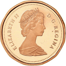 Coin, Canada, Elizabeth II, Cent, 1986, Royal Canadian Mint, Ottawa, Proof
